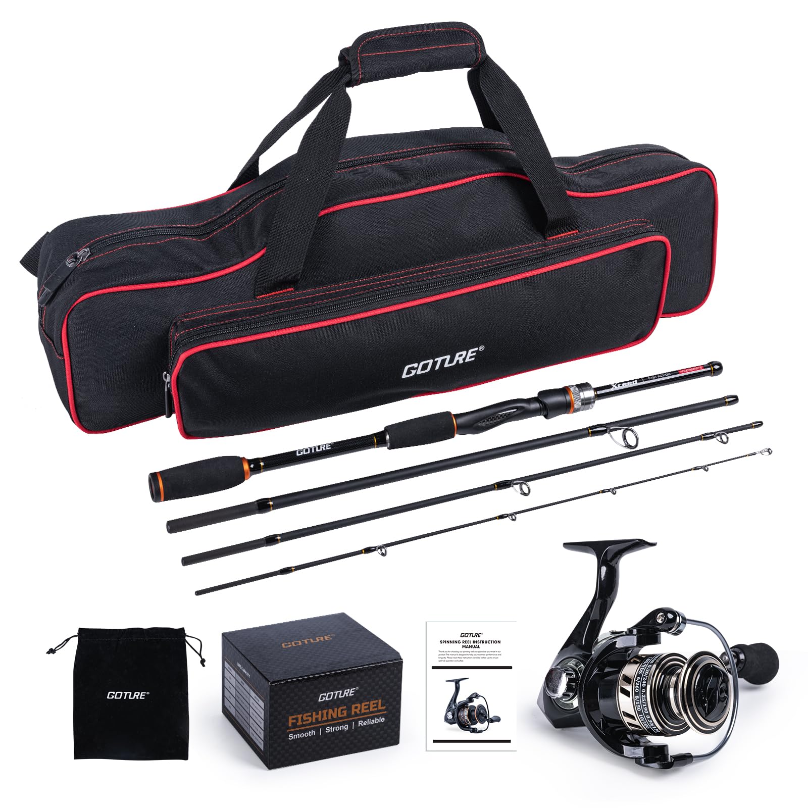Goture Portable Spinning Fishi - Reel Bag recension och pris
