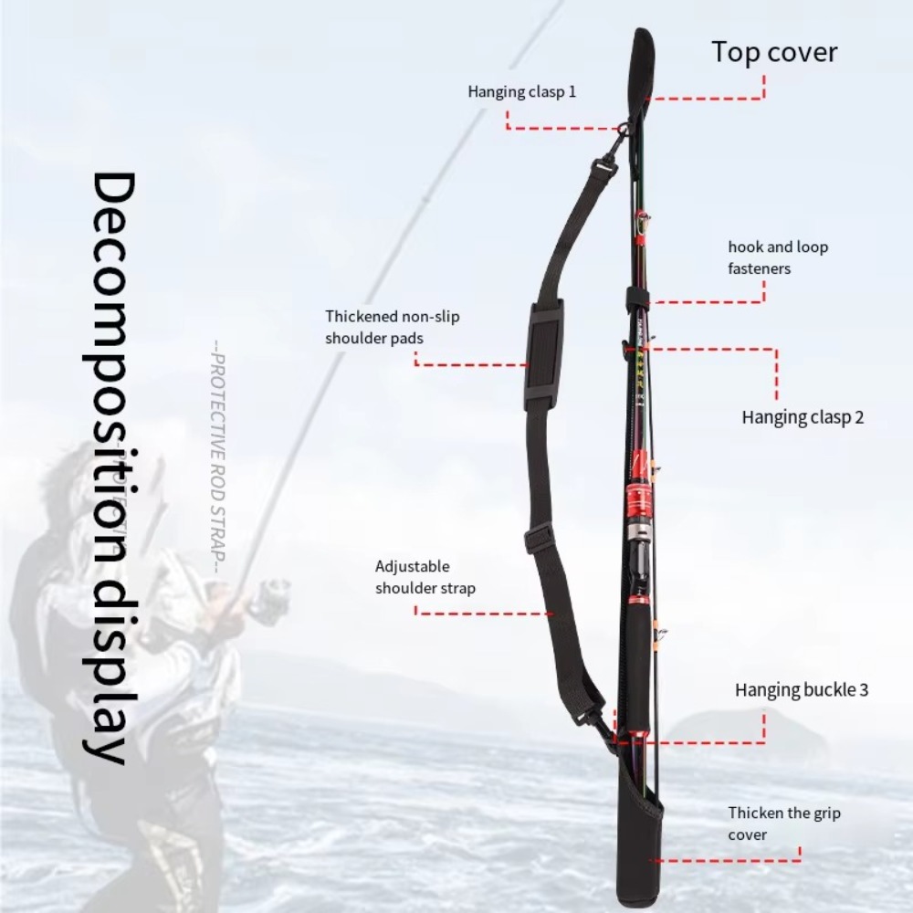 Adjustable Fishing Rod Storage - Reel Cover recension och pris
