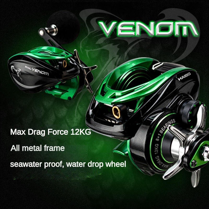 HAIBO VENOM Anti-saltwater Fis - Ice Fishing Reel recension och pris