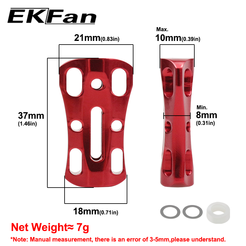 EKFan 1pc Aluminum Alloy Hollo - Spinning Reel recension och pris
