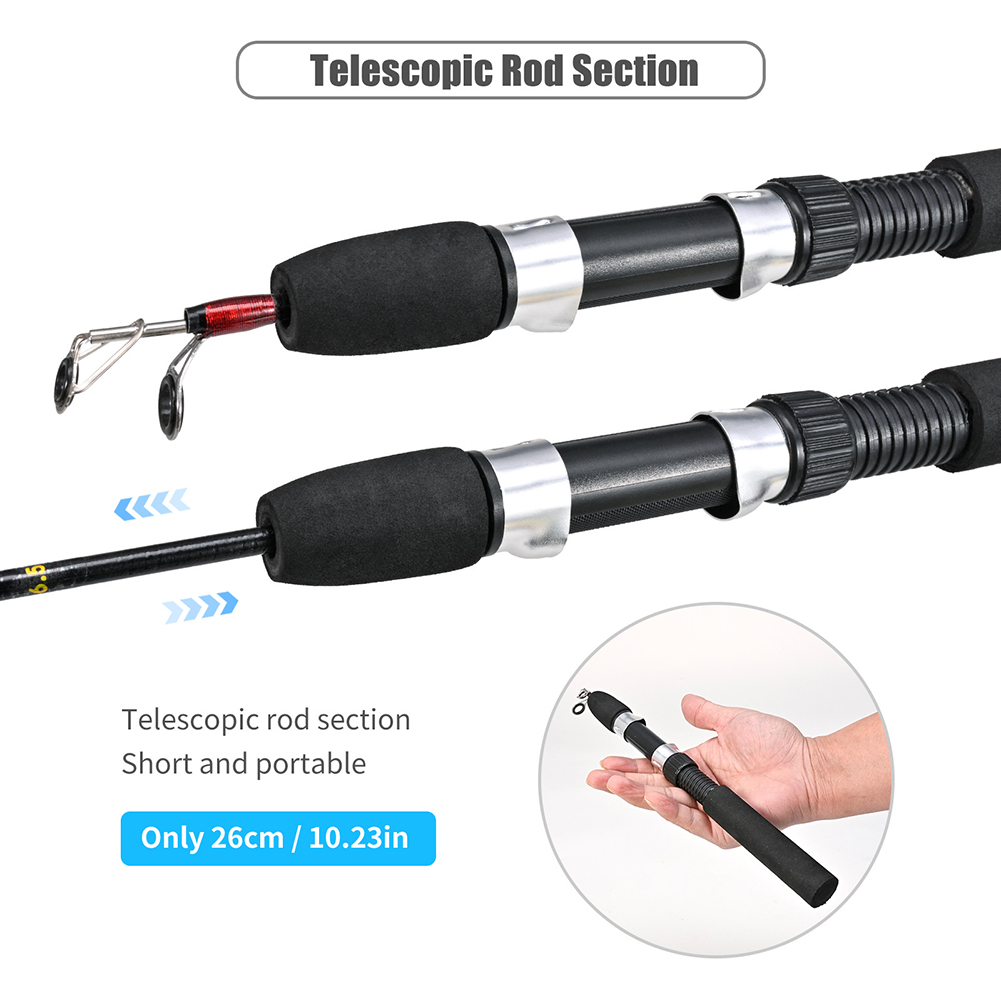 1 Set Fishing Rod With Fishing - Ice Fishing Reel recension och pris
