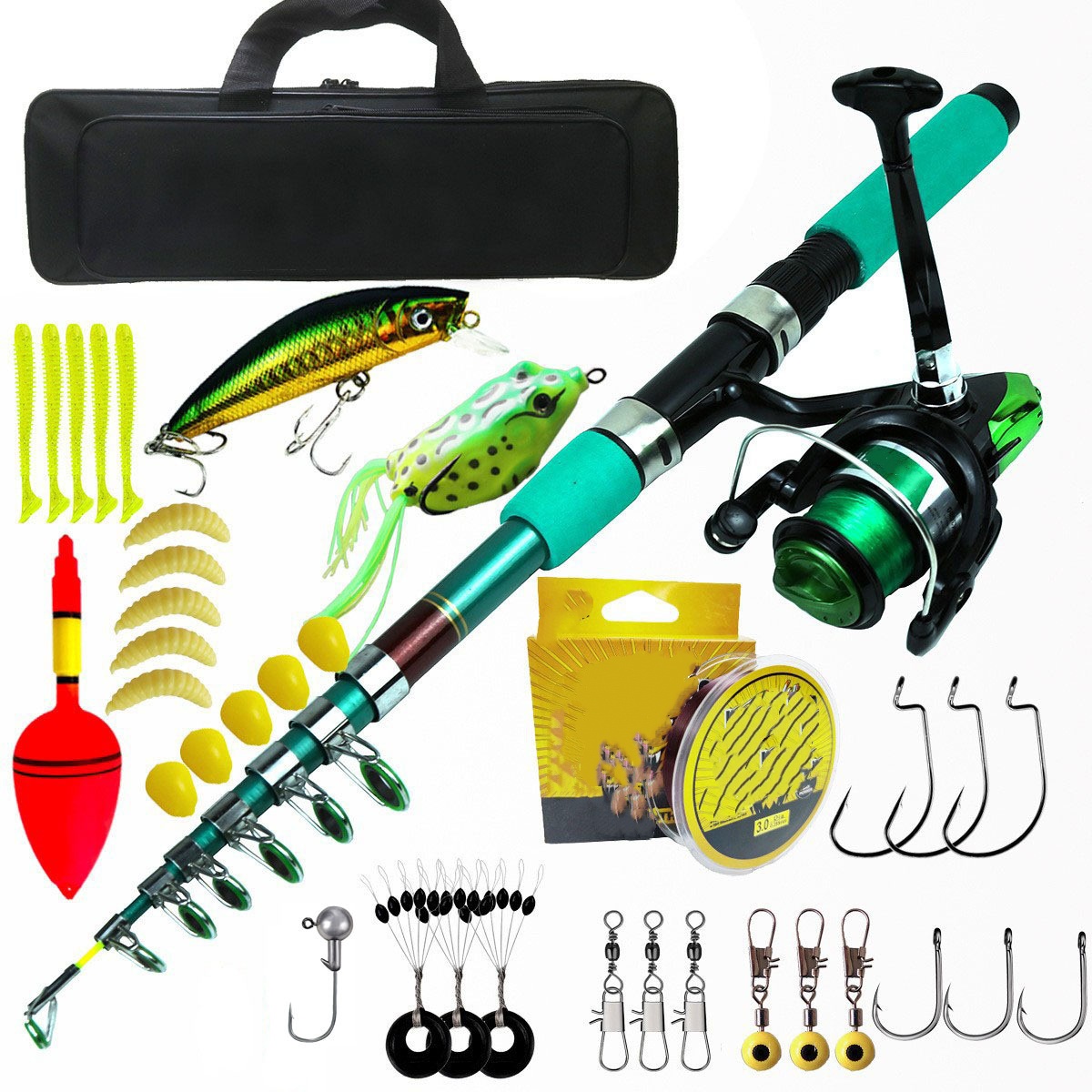 Portable Ultralight Carp Teles - Spinning Reel recension och pris