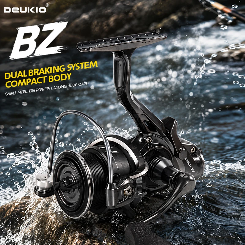 DEUKIO Mini Double Brake Desig - Ice Fishing Reel recension och pris
